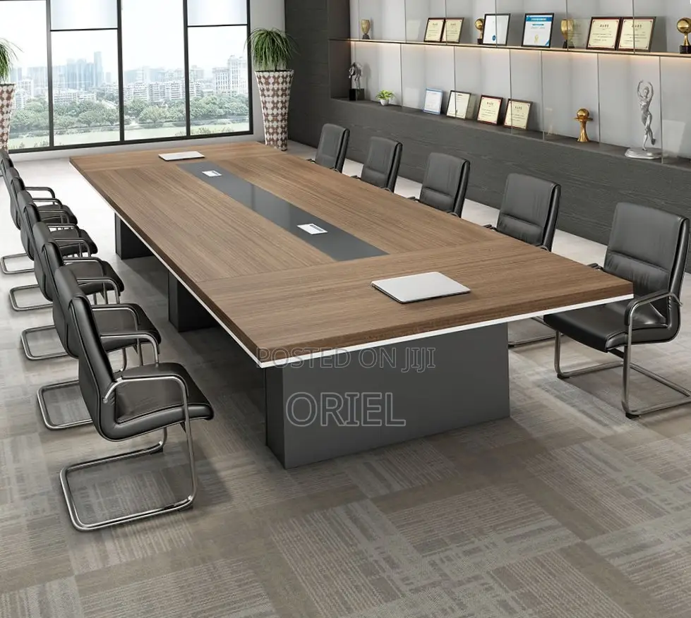 Office Table : 3000mm Office Conference Meeting Boardroom Table