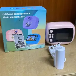 Gift for Girls and Boys Aged 3-12 Pink Kids Camera Instant Print 1080P