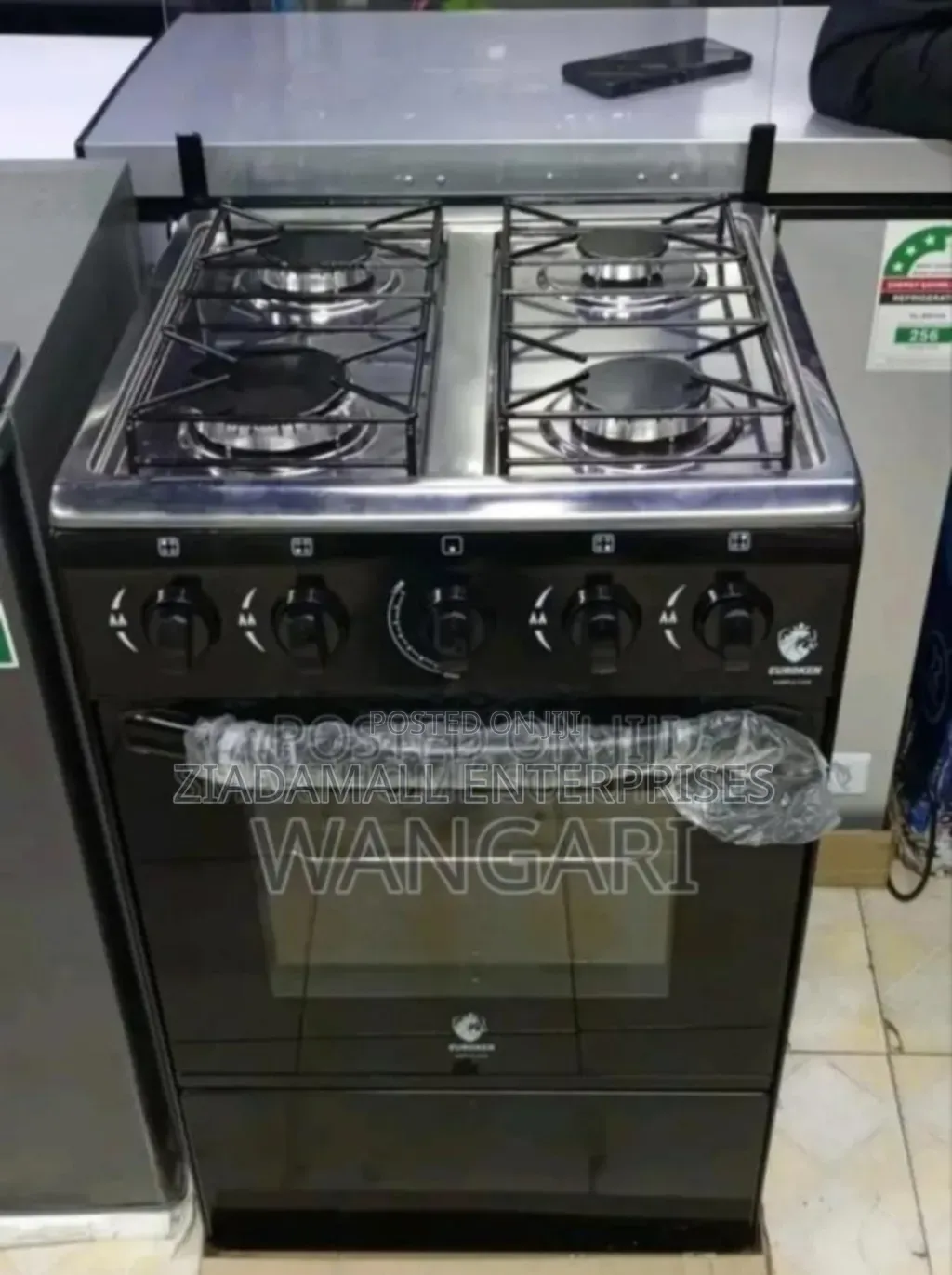 With Gas Oven Euroken Full Gas Cooker. New One 4burner