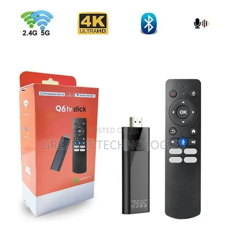 Q6 TV Stick | Ultra HD | Android 10 | Google Assistant