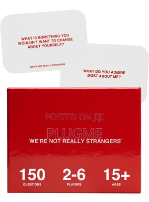 We're Not Really Strangers- Conversation Card Game