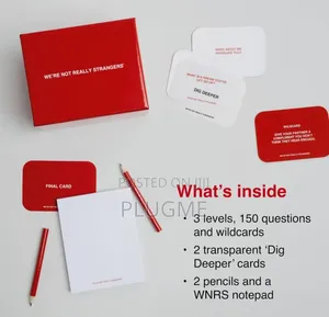 We're Not Really Strangers- Conversation Card Game