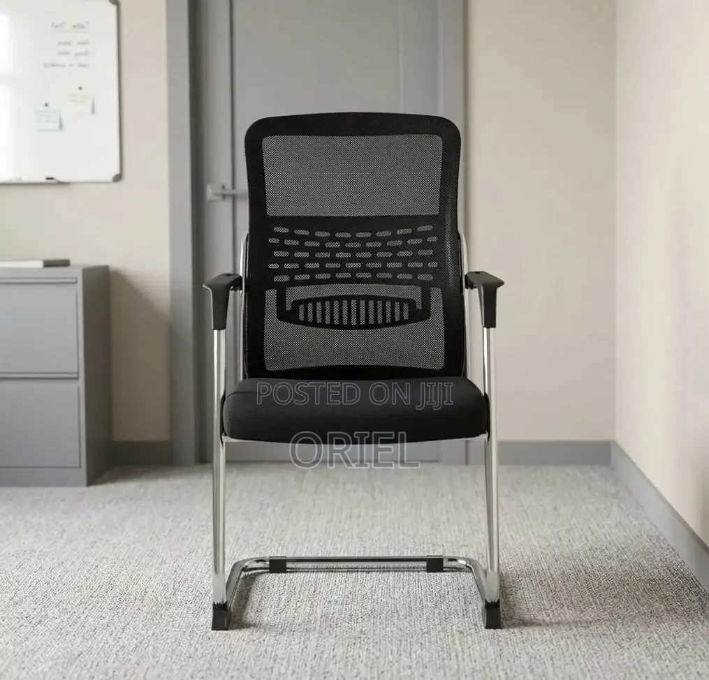 Office Chair : Mesh Visitor Office Chair With Chrome Cantilever Frame