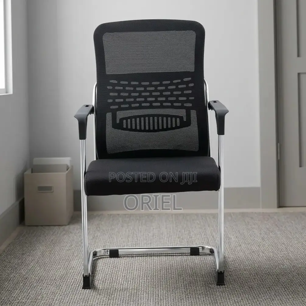 Office Chair : Mesh Visitor Office Chair With Chrome Cantilever Frame