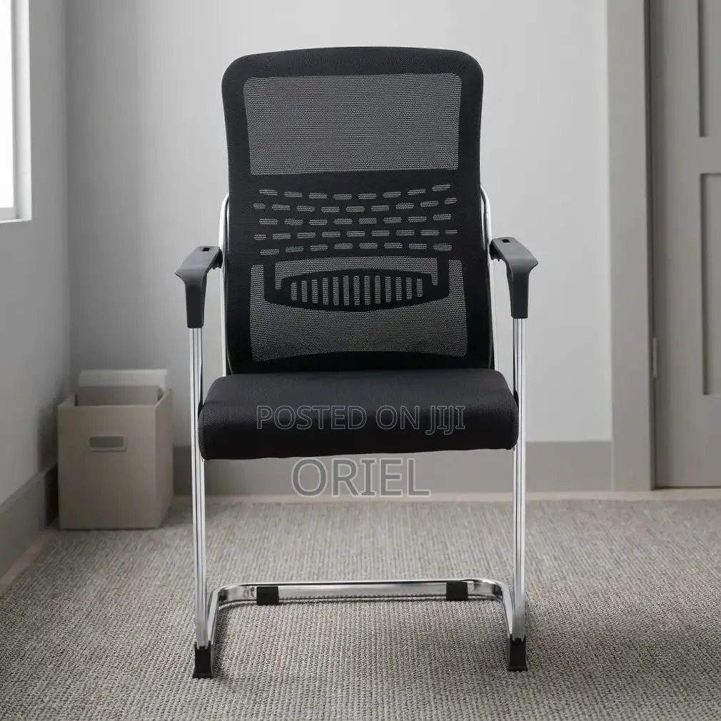 Office Chair : Mesh Visitor Office Chair With Chrome Cantilever Frame