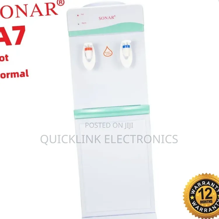 White Sonar A7 Hot and Normal Free Standing Water Dispenser