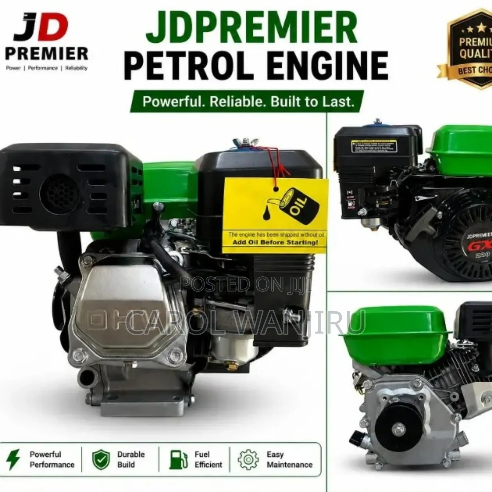 JD Premier GX220 Petrol Engine /GX 220 JD Petrol Engine