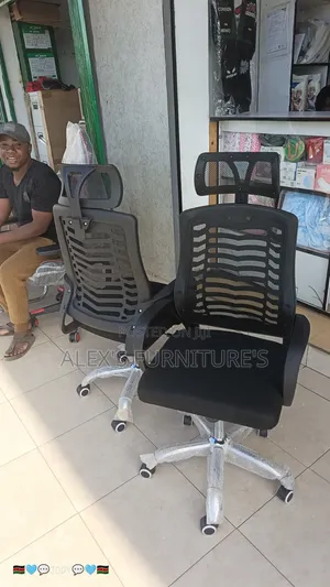 Office Chairs White Adjustable Necklest