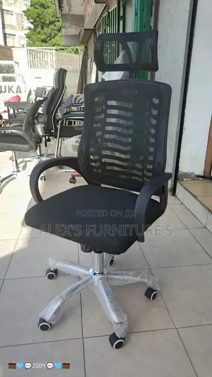 Office Chairs White Adjustable Necklest