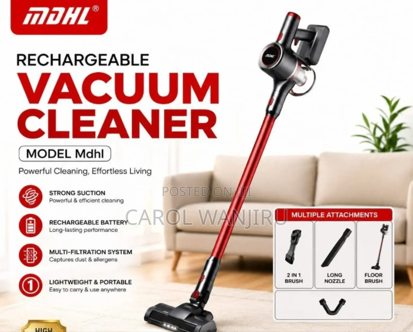New Rechargeable Vacuum Cleaner /Rechargeable Vaccum Cleaner
