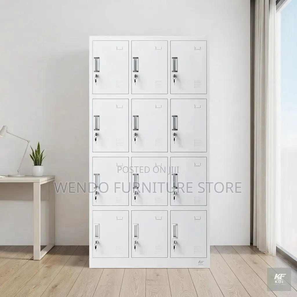 Office Cabinet; Executive Steel Gray Steel Cabinet