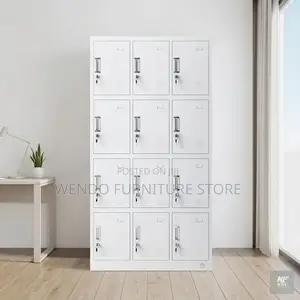 Office Cabinet; Executive Steel Gray Steel Cabinet