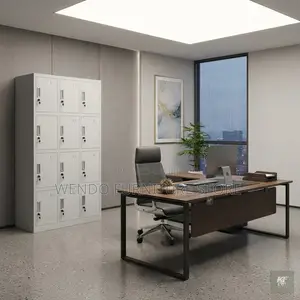 Office Cabinet; Executive Steel Gray Steel Cabinet