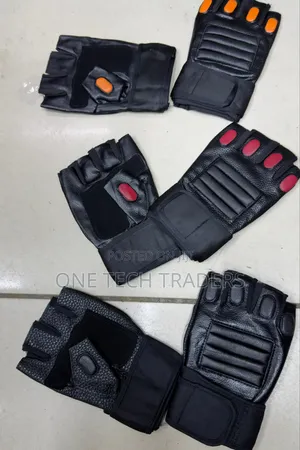 Leather Gym Gloves
