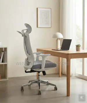 Office Chairs; High Back Ergonomic Recliner Mesh Office White Seat