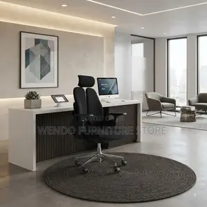 Office Chairs; Orthopedic Black Fabric Dual Backrest Office Chairs