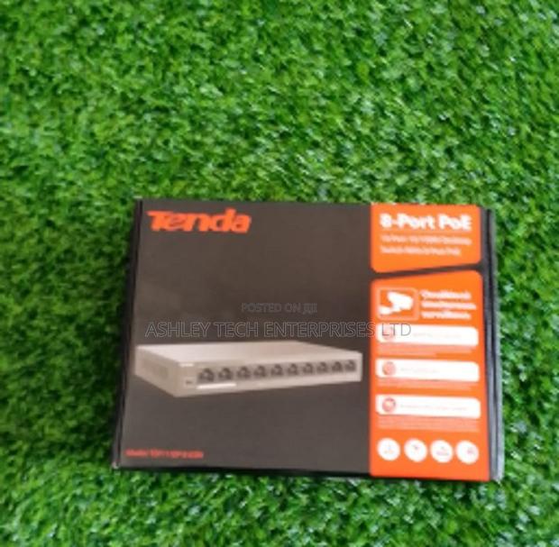 Tenda 8 Port PoE Switch for IP Cameras - main view