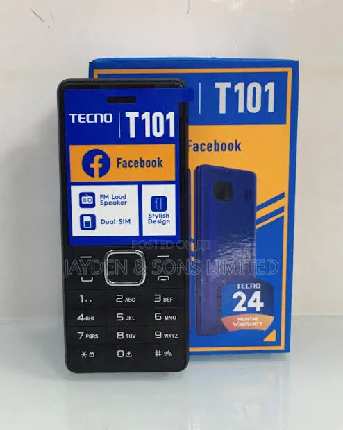 New Tecno T101 Black