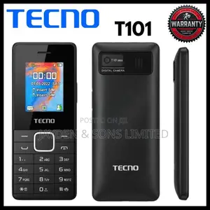 New Tecno T101 Black