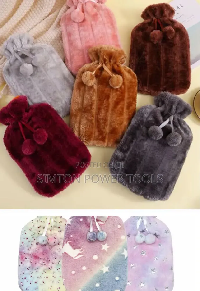 2L Fluffy Soft Faux Fur Hot Water Bottle Bag