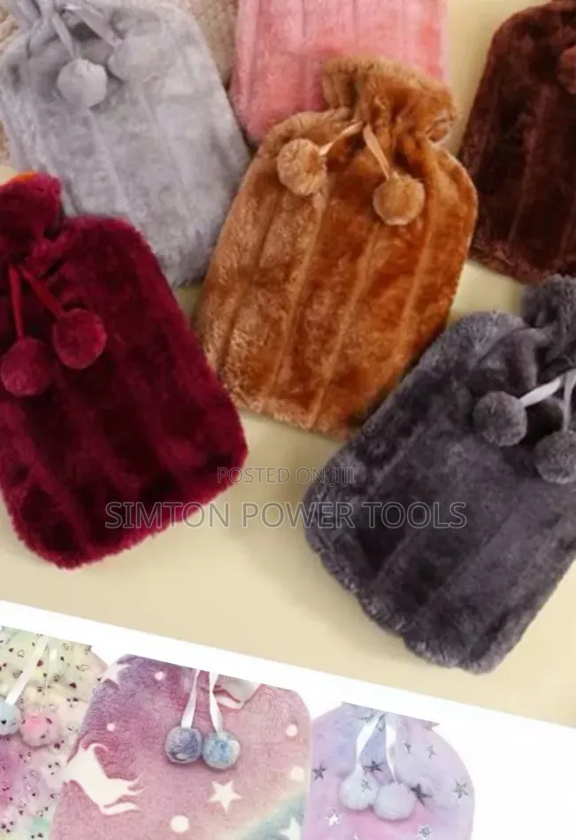 2L Fluffy Soft Faux Fur Hot Water Bottle Bag