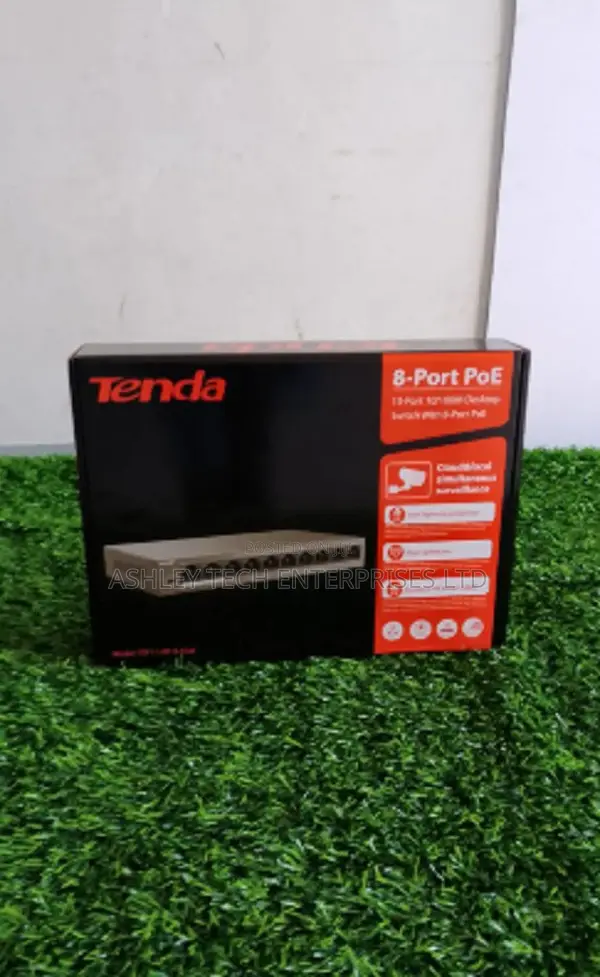 8 Port Tenda PoE Switch for CCTV Networking