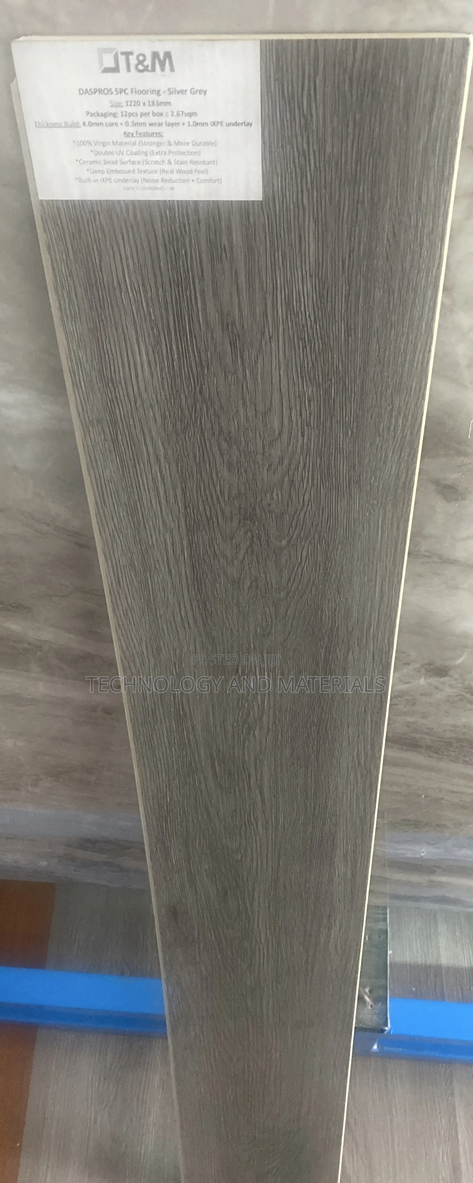 Diaspros SPC Flooring -Silver Grey