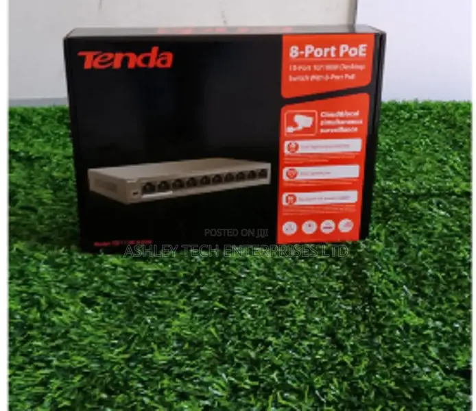 Tenda 8 Port PoE Ethernet Switch~
