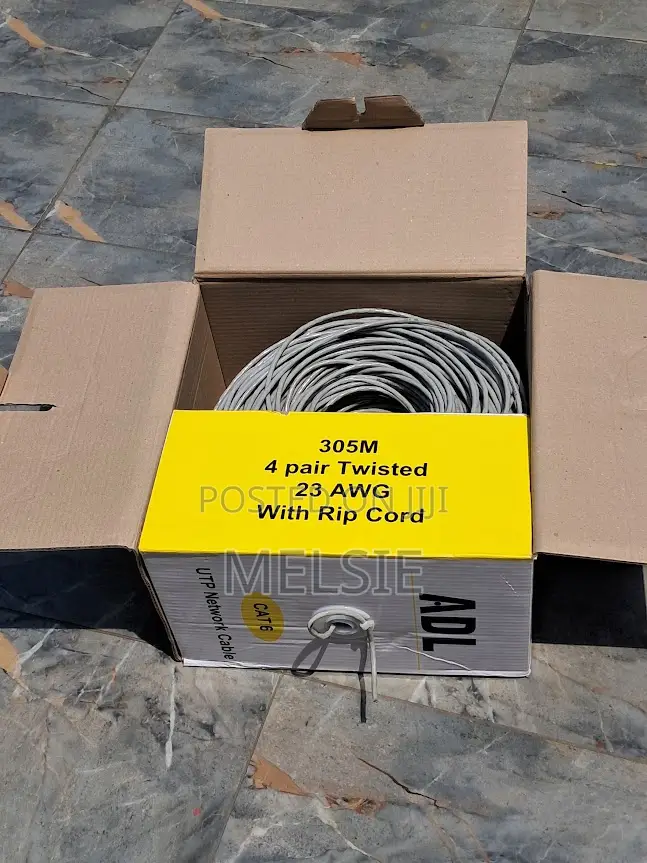 ADL CAT6 Indoor Ethernet Cable 305M for Routers, Switches Computers