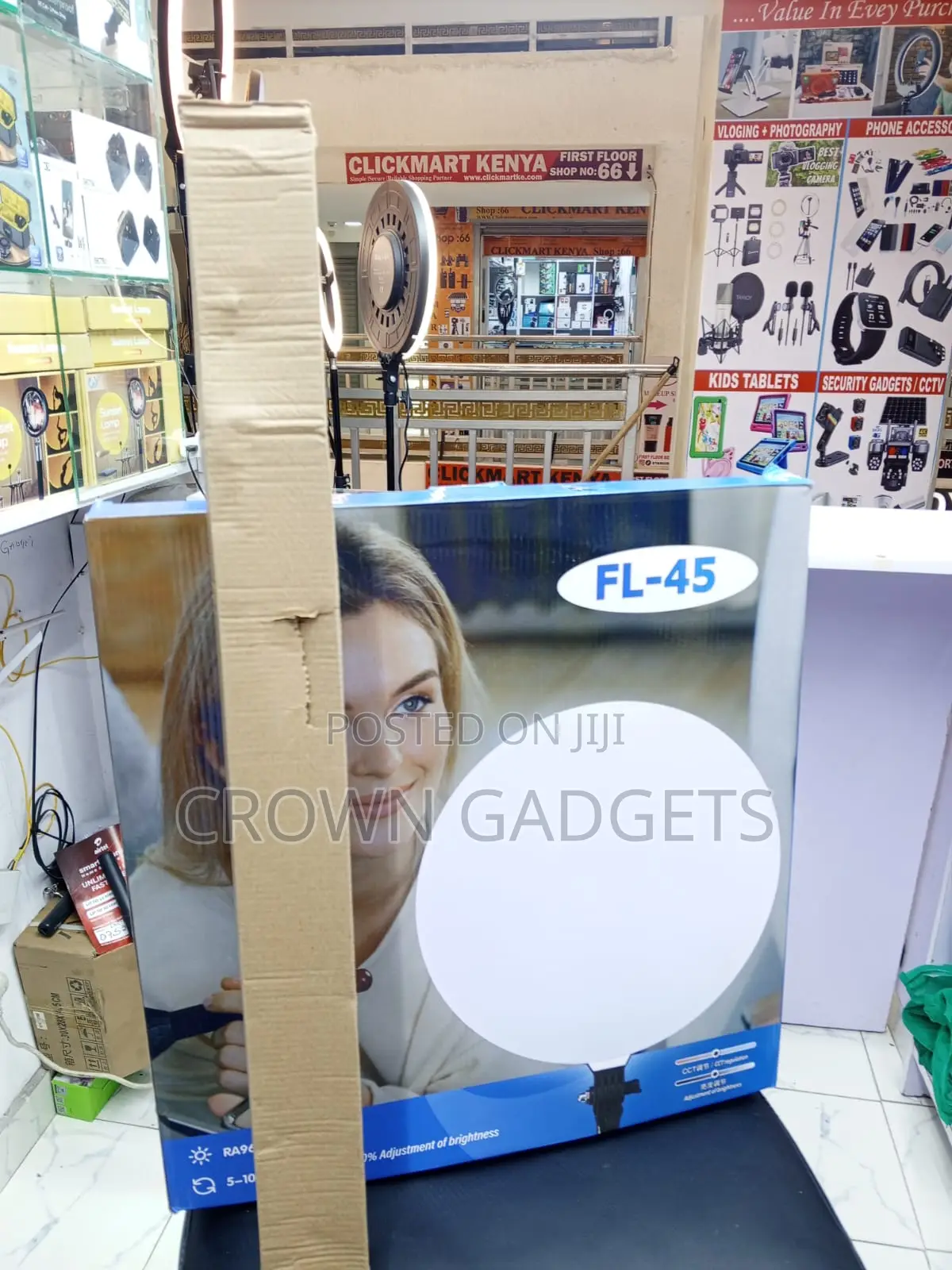 FL-45 45cm Professional LED Video Light With Tripod Stand