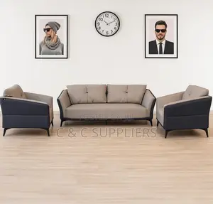 5 Seater Modern C C Office Sofa.