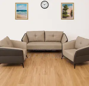 5 Seater Modern C C Office Sofa.