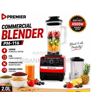 Premier 2L Commercial Blender 4500W 2-in-1