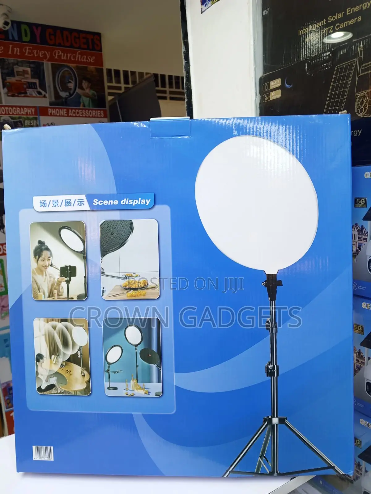 18 Inch LED Fill Light 5-100% Brightness for Video Streaming