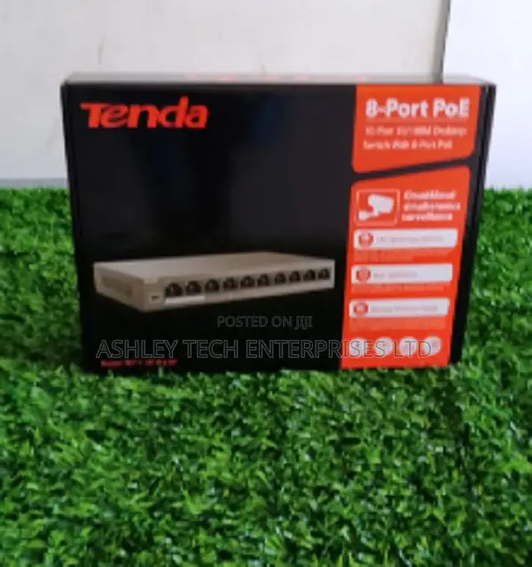Tenda 8 Port Network Switch With PoE