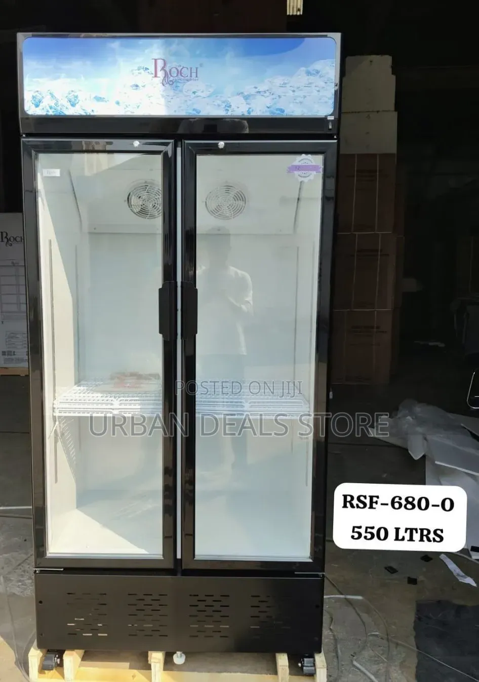 Roch 505l Vertical Showcase Refrigerator