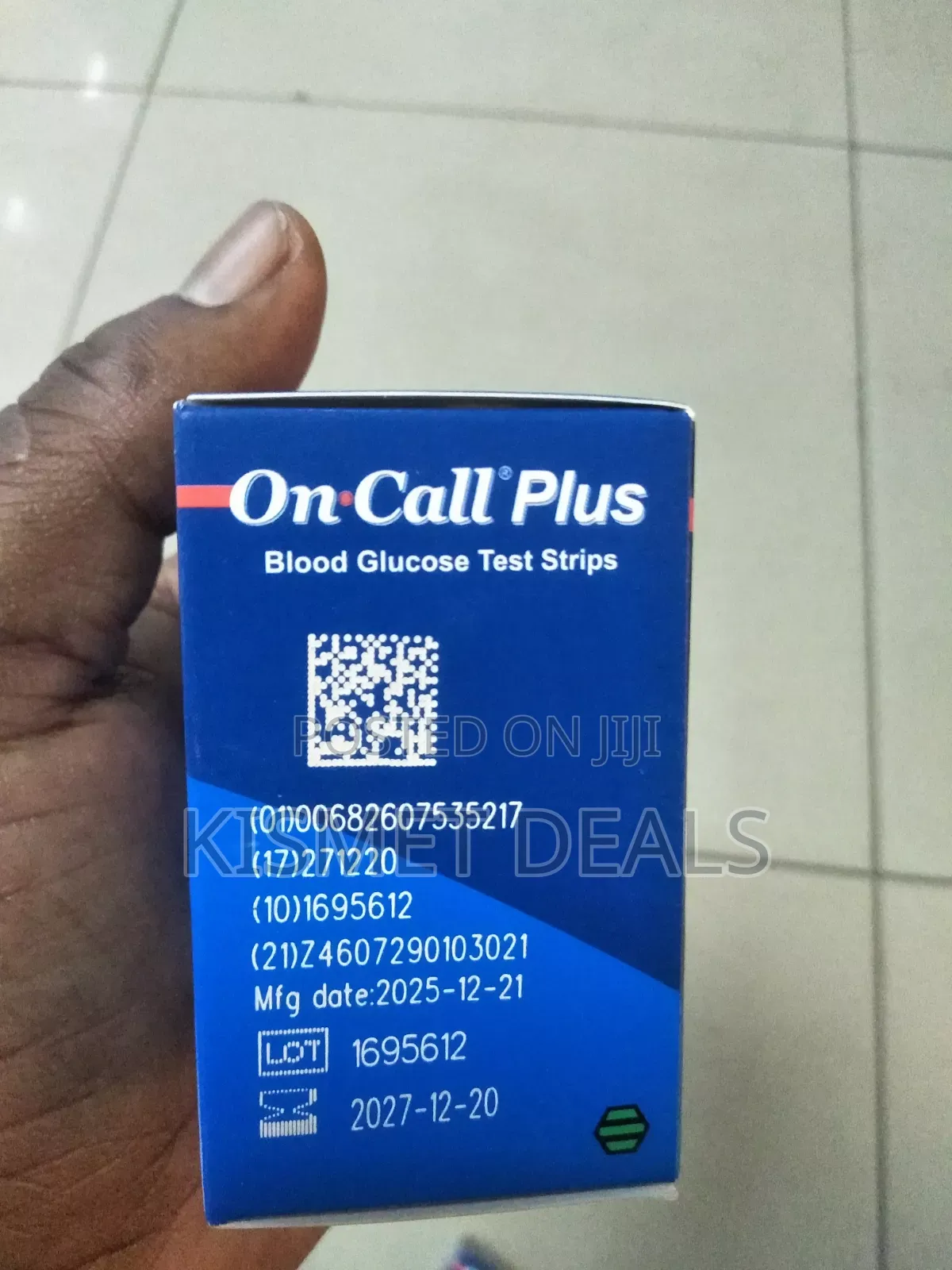 On Call Glucometer Blood Strips on-Call Oncall