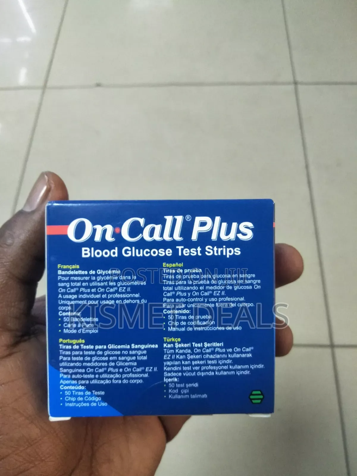 On Call Glucometer Blood Strips on-Call Oncall