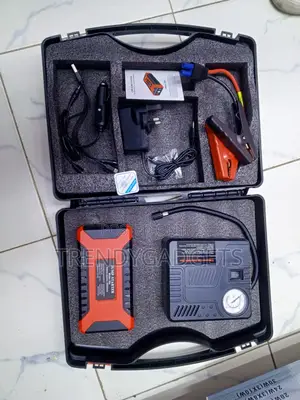2-in-1 Car Battery Jump Starter Tire Inflator Compressor