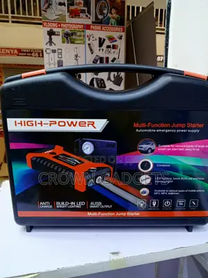 Emergency Car Jump Starter Air Compressor for Cars Bikes