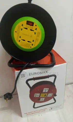 Euromax Heavy Duty Extension Cord Reel With Indicator Light 50M 2.5mm