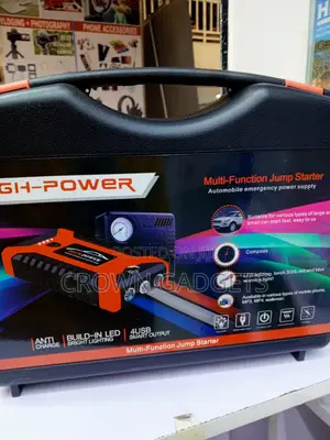 Car Jump Starter With Air Compressor, Power Bank Tire Pump