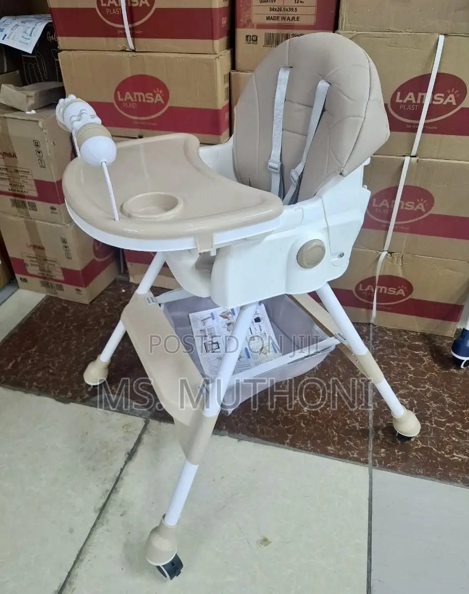 Kids Premium Feeding Highchair With Wheels