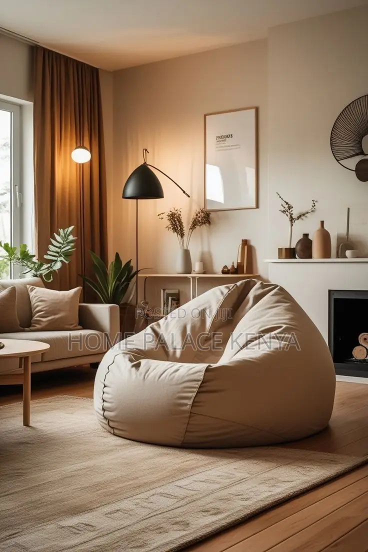 Bean Bag; Oversized Comfortable Bean Bag Lounge Chair