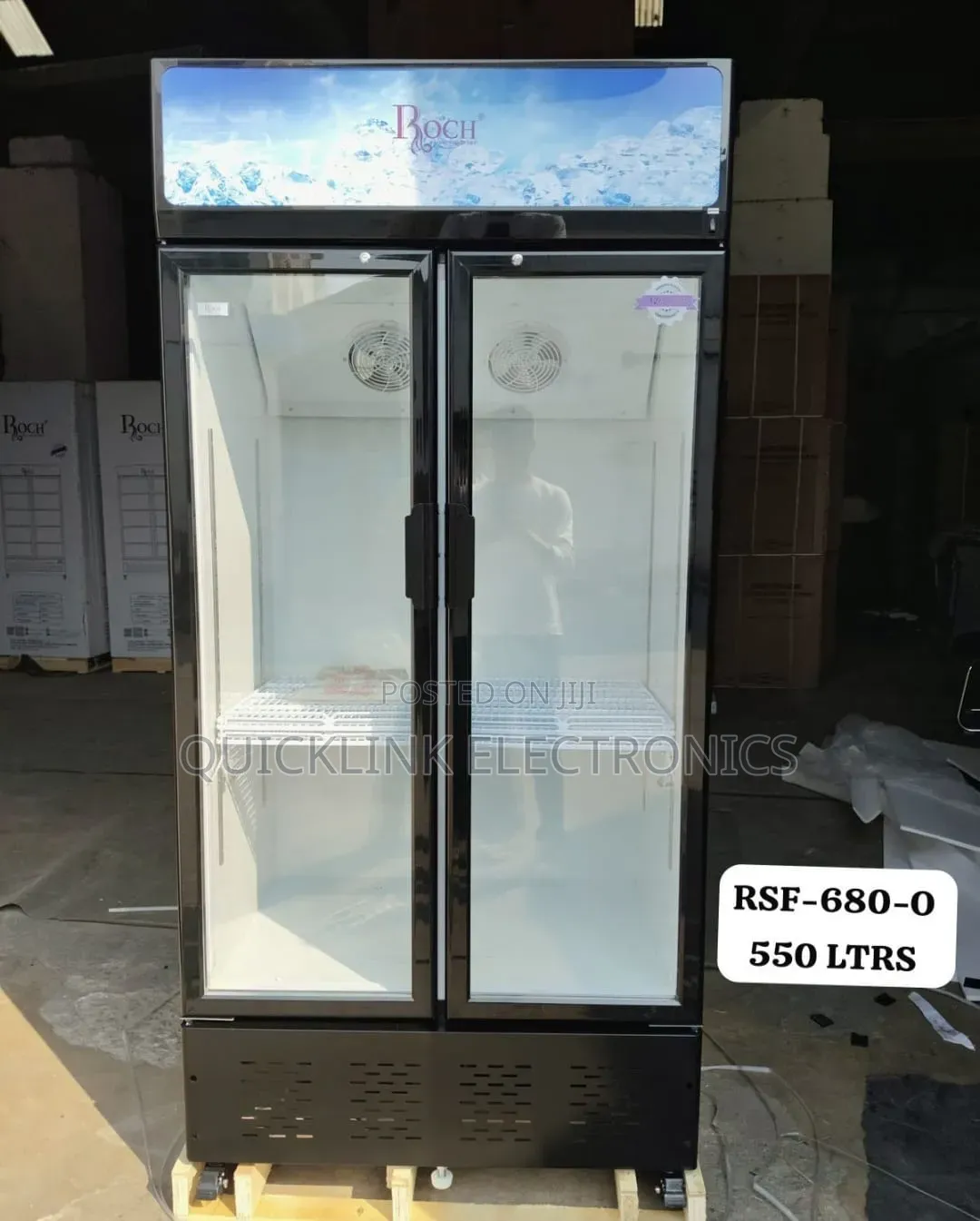 505 LITRES Roch Vertical Showcase Model (SIDE BY SIZE) Refrigerator