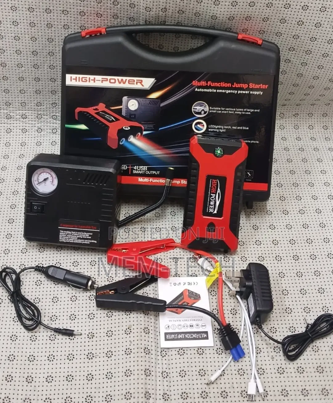 New Portable Car Jump Starter Kit/High-Power Multi-Function