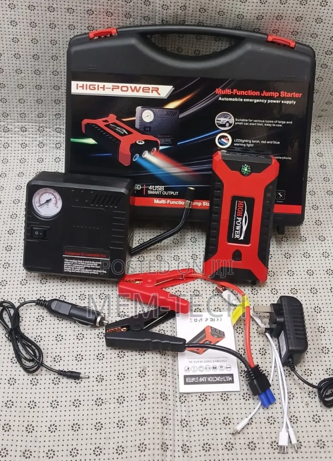 New Portable Car Jump Starter Kit/High-Power Multi-Function