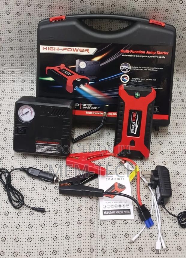 New Portable Car Jump Starter Kit/High-Power Multi-Function - thumbnail 2