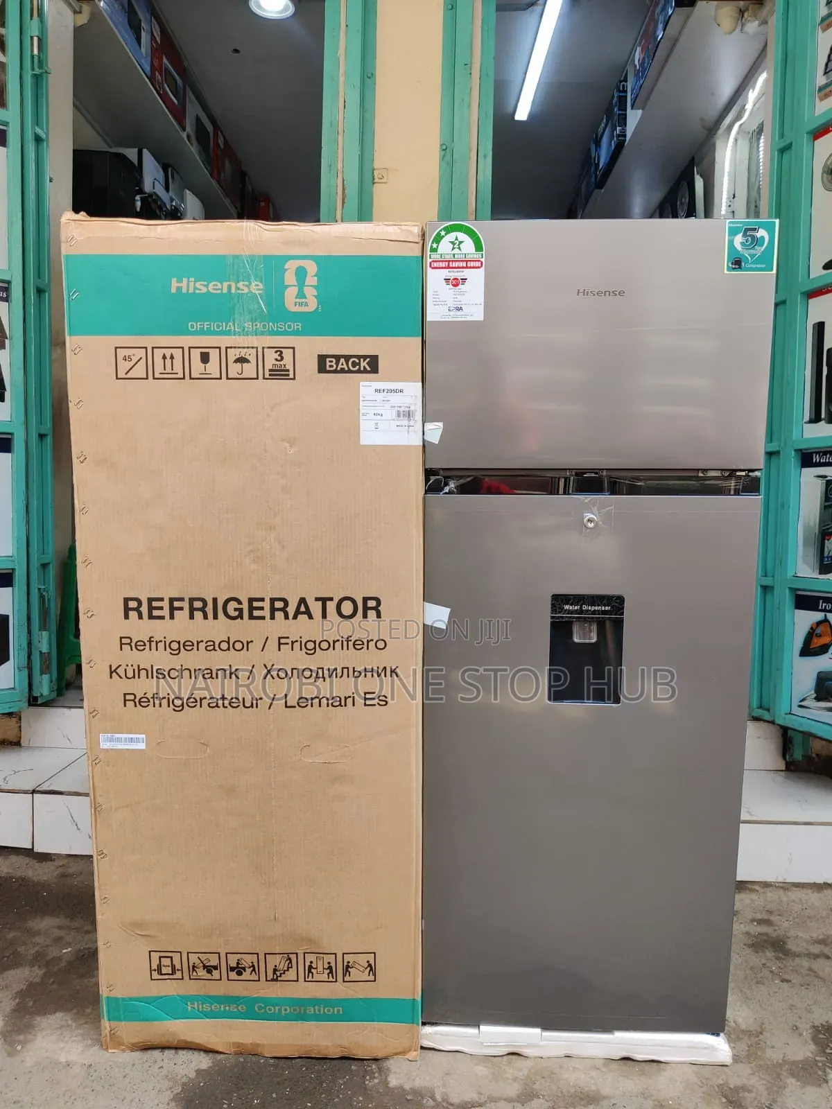 Hisense 205 Litres Direct Cool Fridge With Water Dispenser