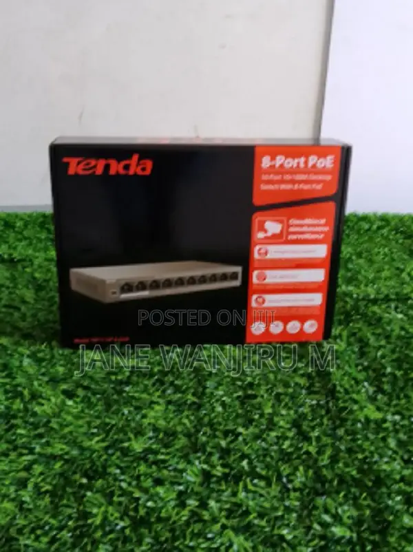 Tenda 8 Port PoE Surveillance Switch